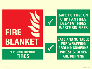 fire blanket  instructions for use